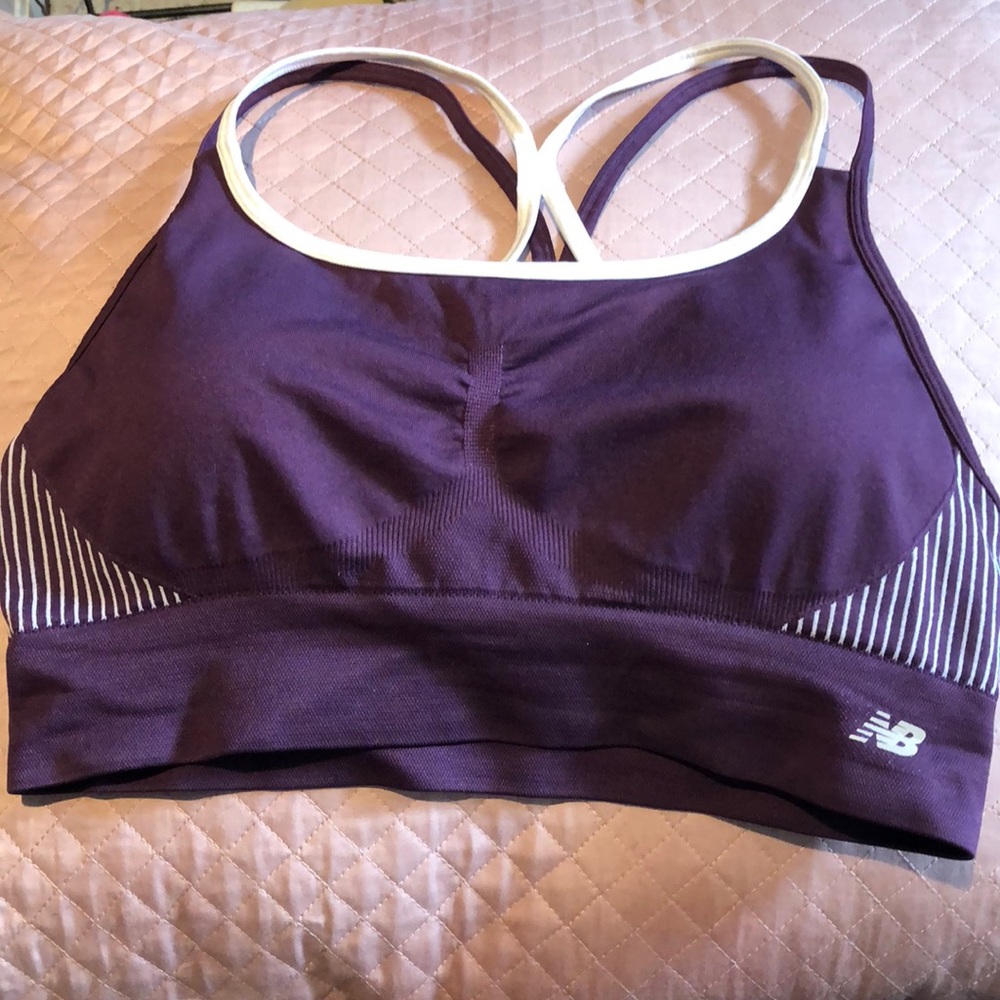New Balance lightly padded double strap bra